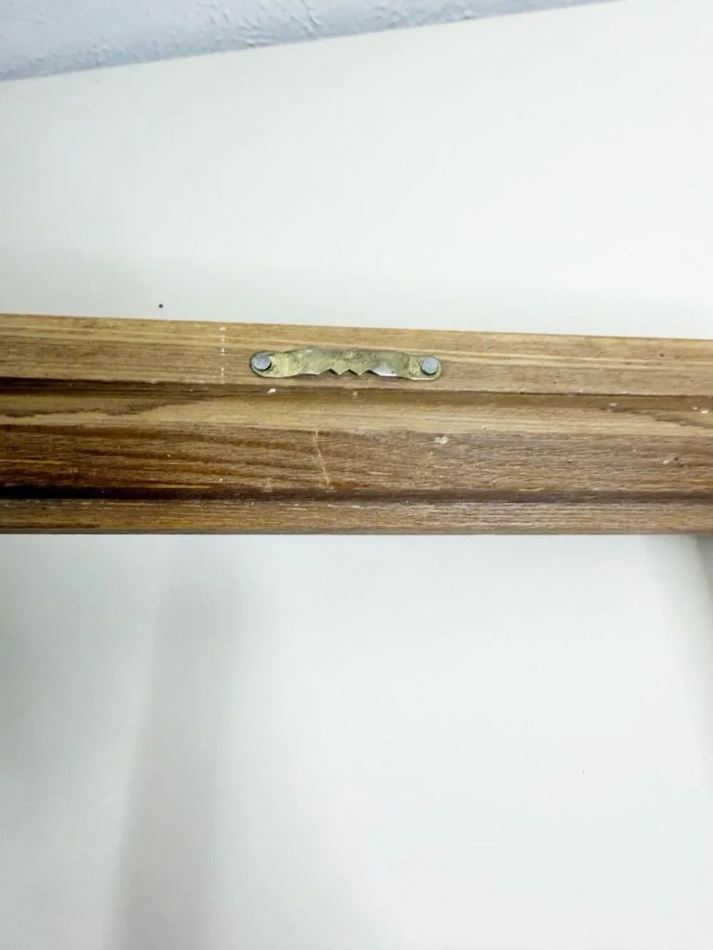 VTG Honey Oak Wood Frame Stepped Molding Frame 15x13 (Fits 9.5x11.5) EUC